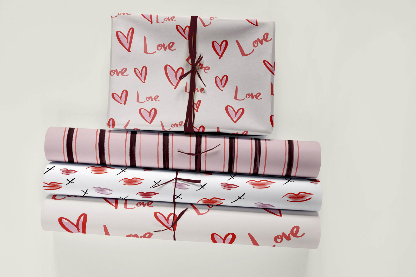 Smothered in Love Gift Wrap - Sheets of 6