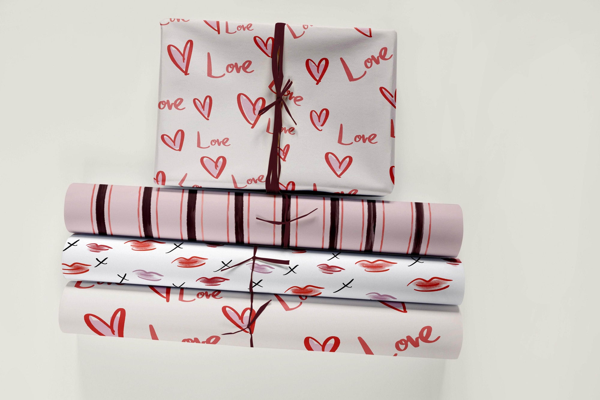 Smothered in Love Gift Wrap - Sheets of 6
