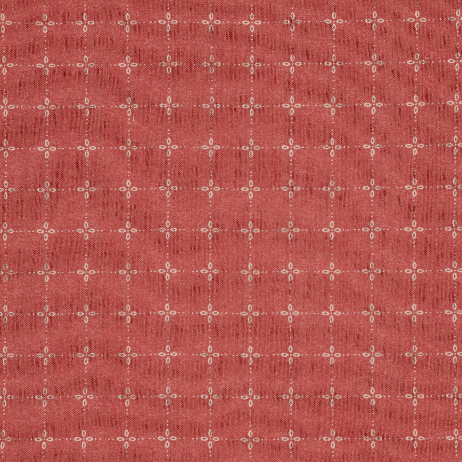 Tiroler Check Fabric - Raspberry Red