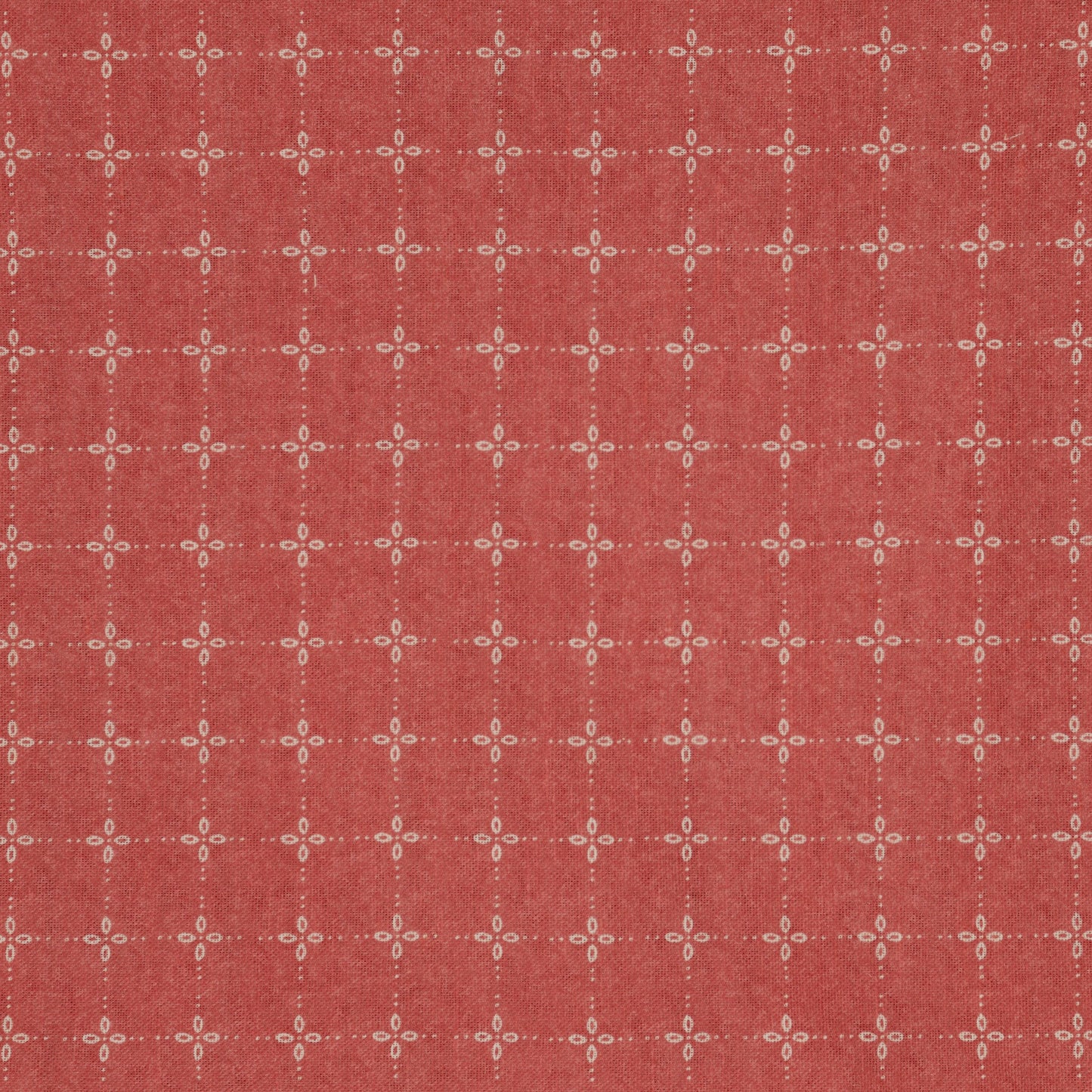 Tiroler Check Fabric - Raspberry Red