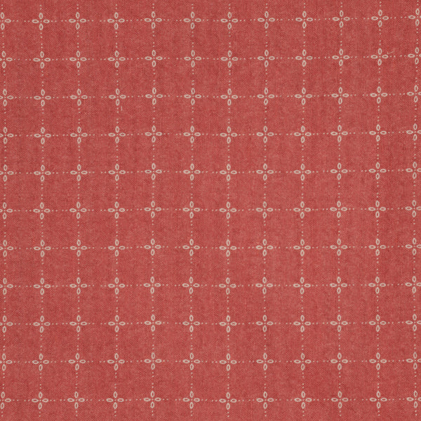 Tiroler Check Fabric - Raspberry Red