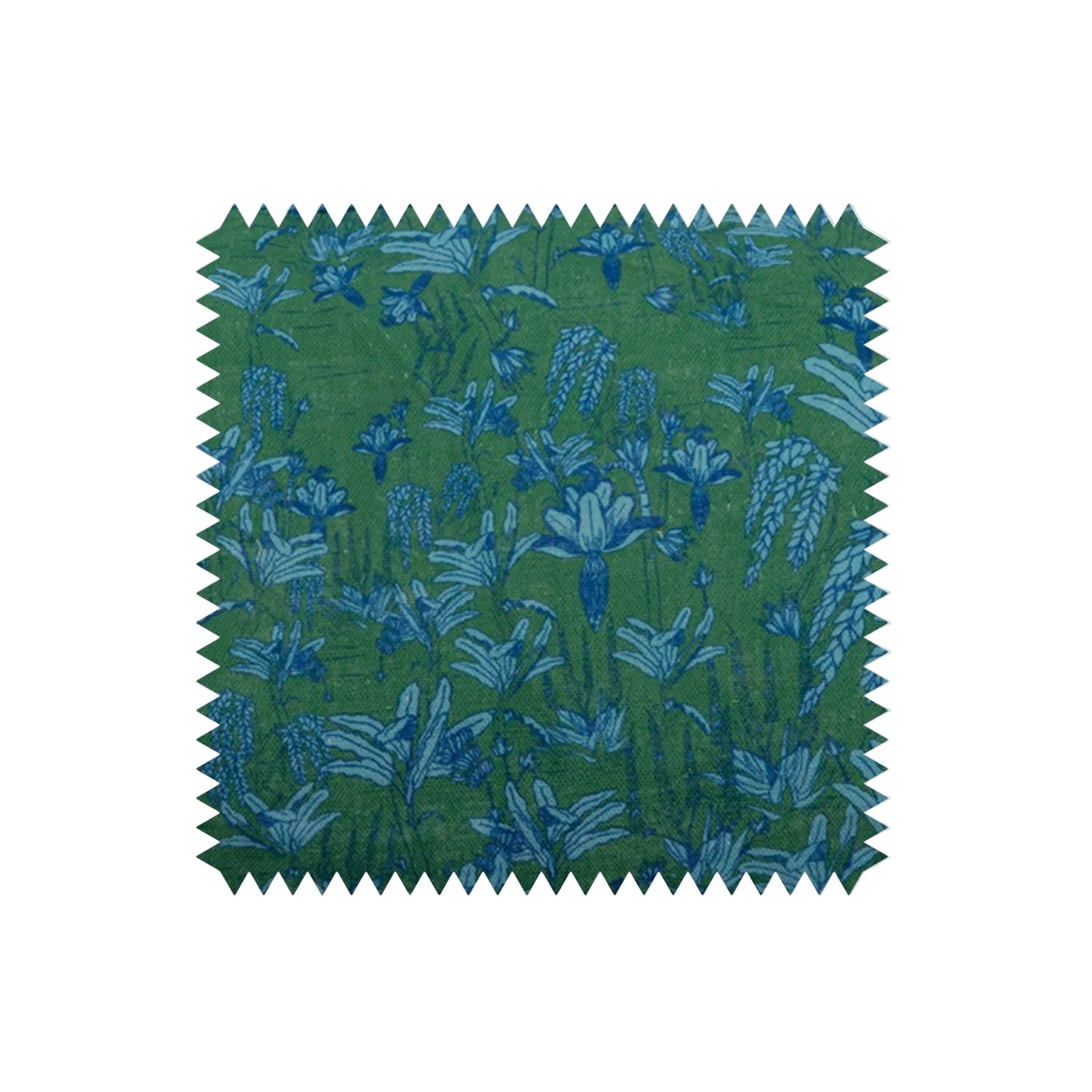 Fabric Swatch of Tropicalia Forest Green