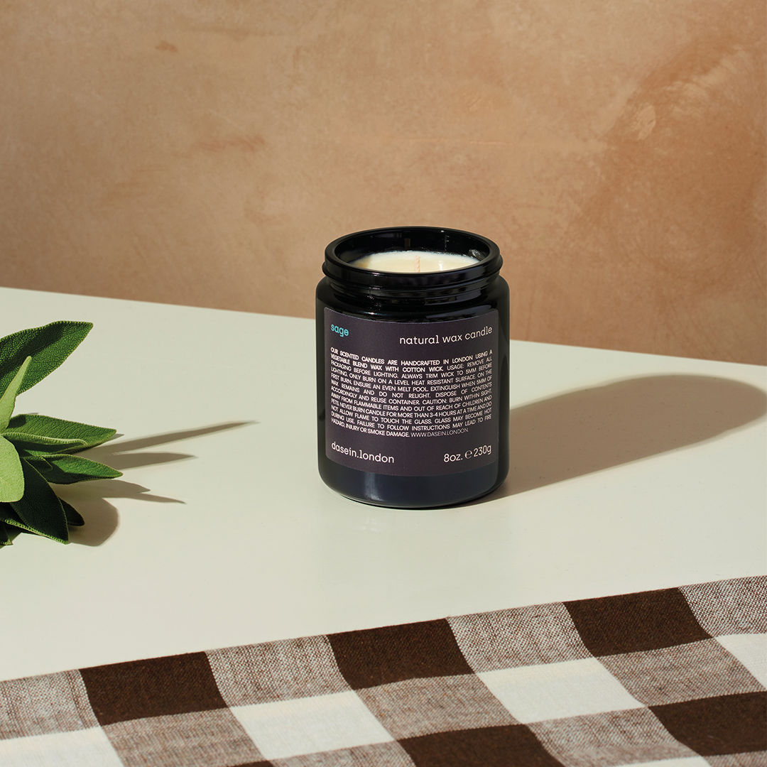 Sage Natural Wax Candle (230g)