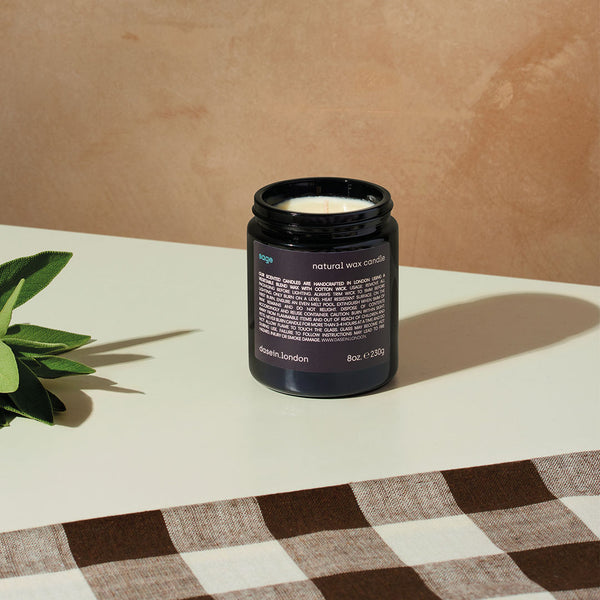 Sage Natural Wax Candle (230g)