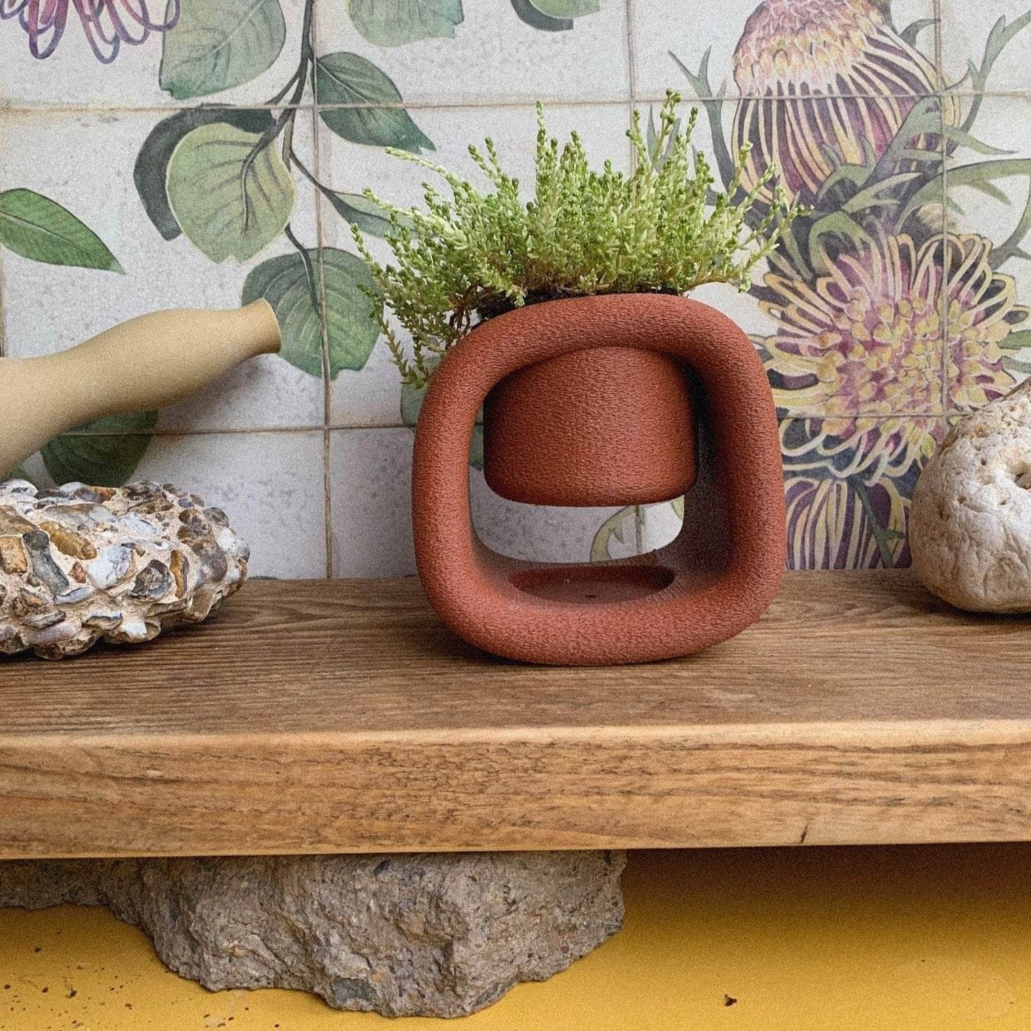 Plant Pot - Burnt Ochre