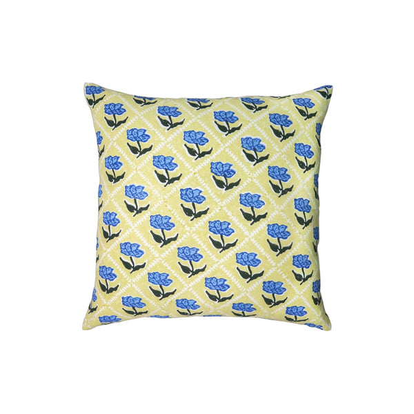 Noor Throw Pillow Cover - Butter Yellow