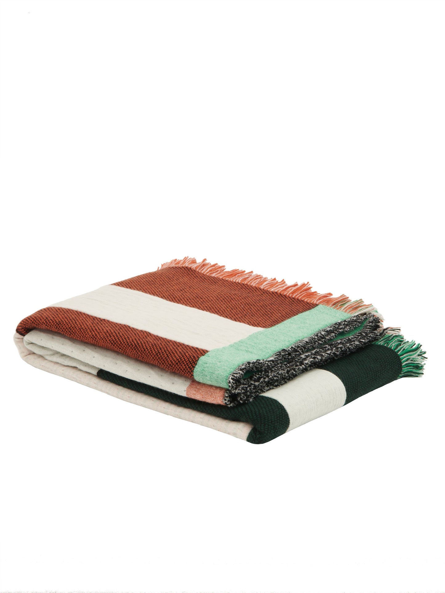 Dash Blanket Green + Orange