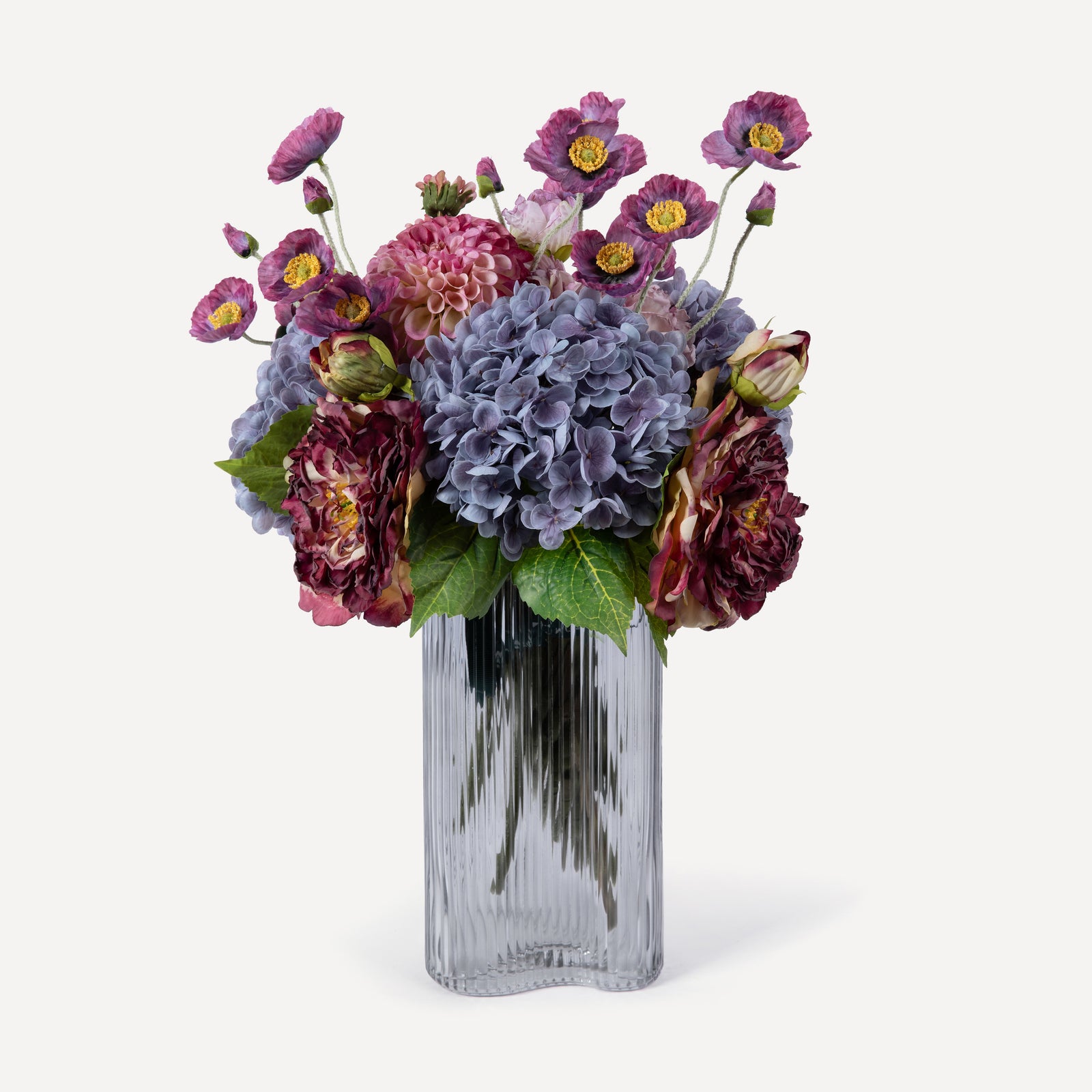 Violet - Faux Flower Arrangement - Purples