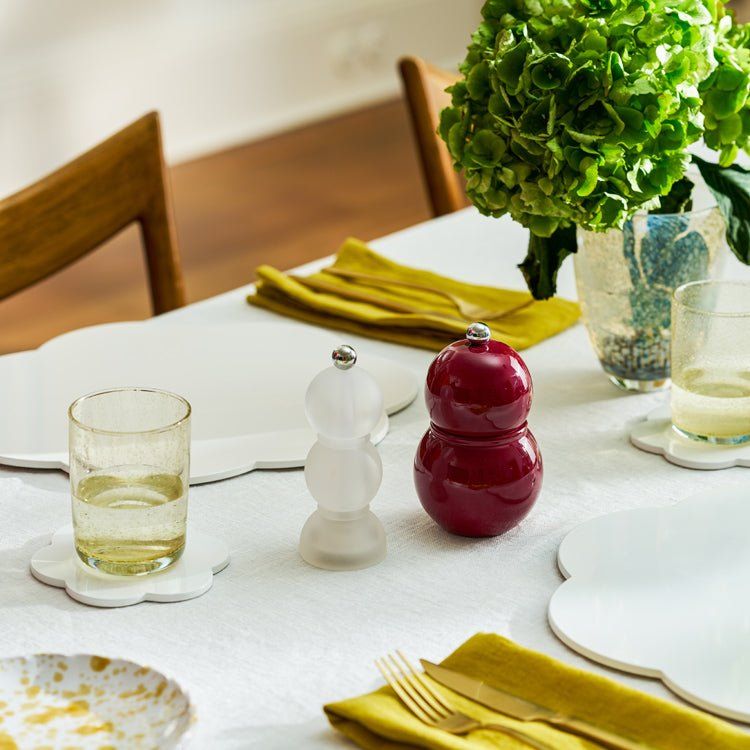 Clear Frosty Mini Bob Salt or Pepper Mill