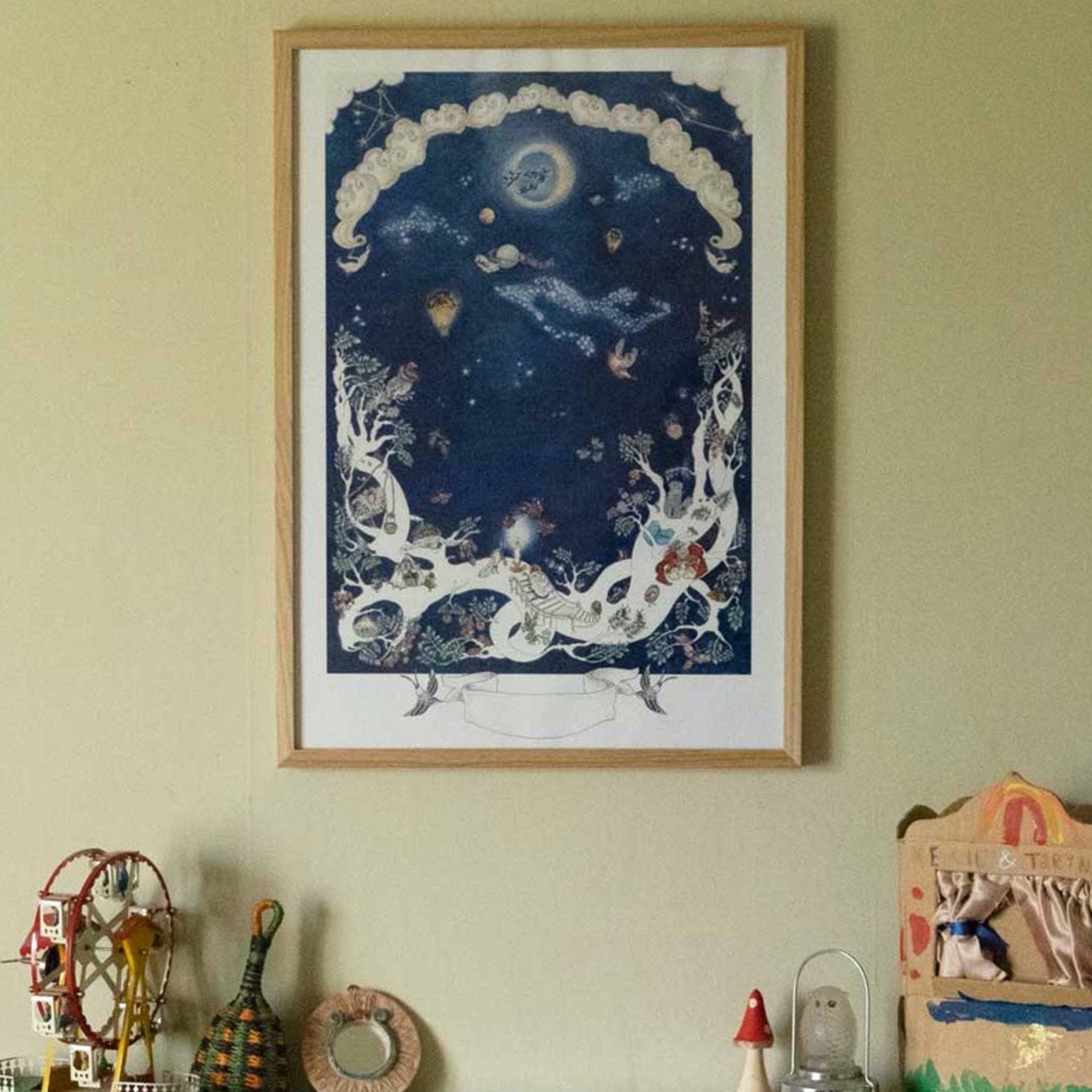 The Space Above the Ground - Nighttime - Fine Art Print