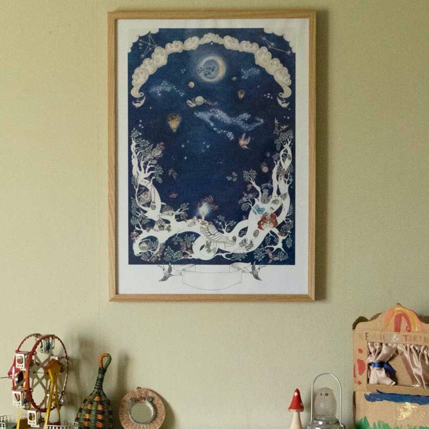 The Space Above the Ground - Nighttime - Fine Art Print