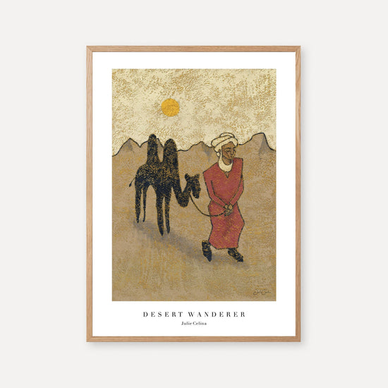 Desert Wanderer - Travel-Inspired Art Print