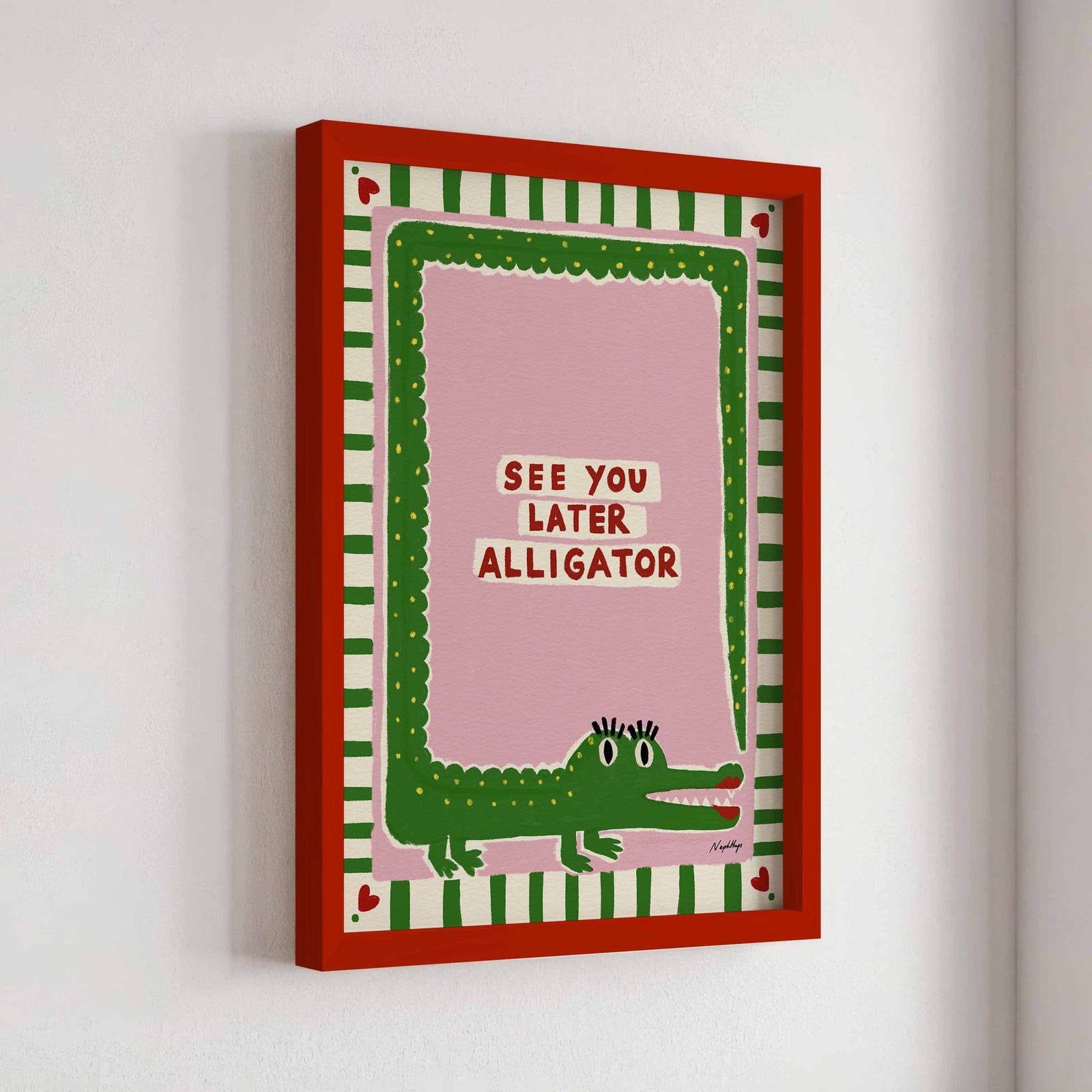 See You Later Alligator Print