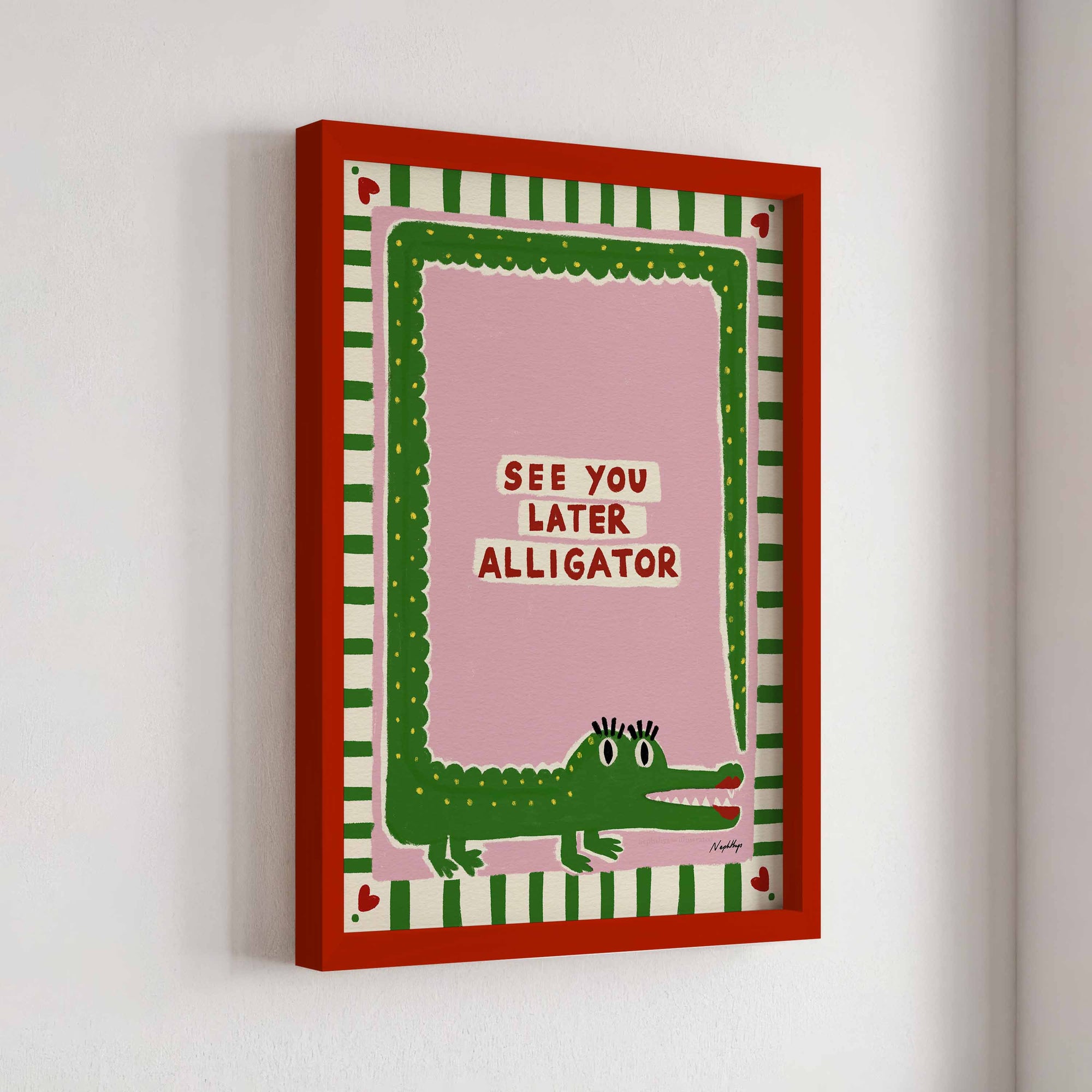 See You Later Alligator Print