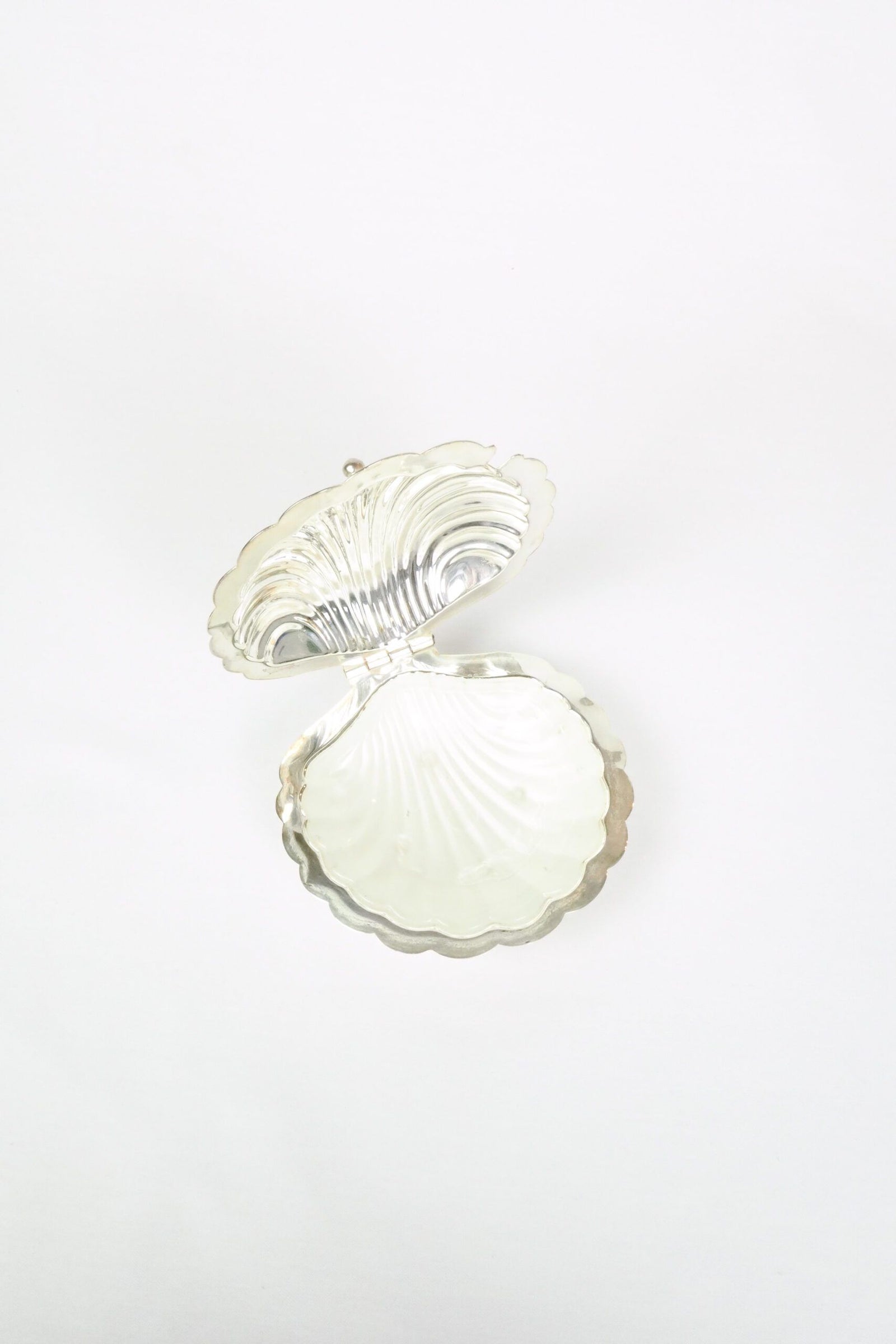 Vintage Silver Plate Shell Dish
