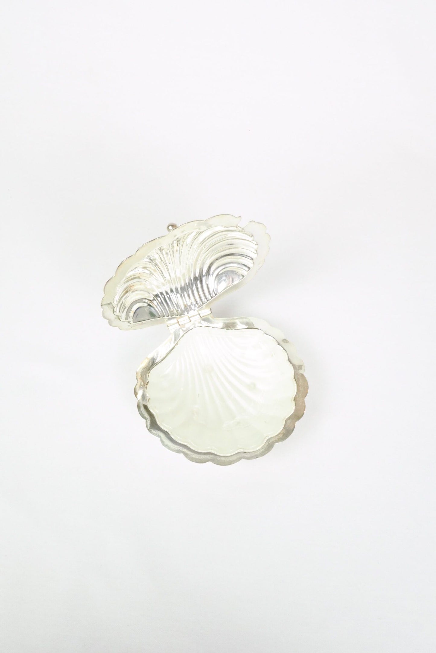 Vintage Silver Plate Shell Dish