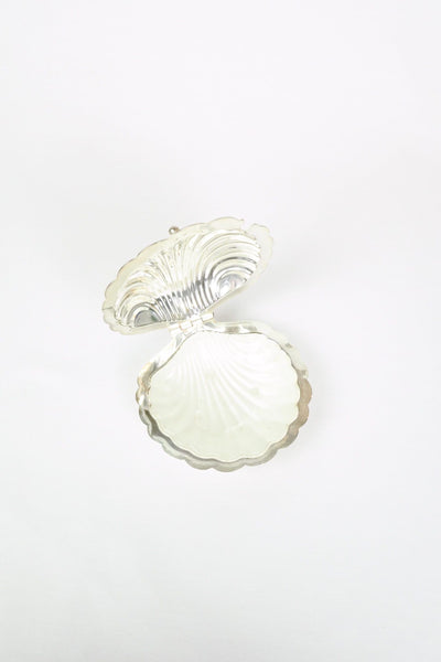 Vintage Silver Plate Shell Dish