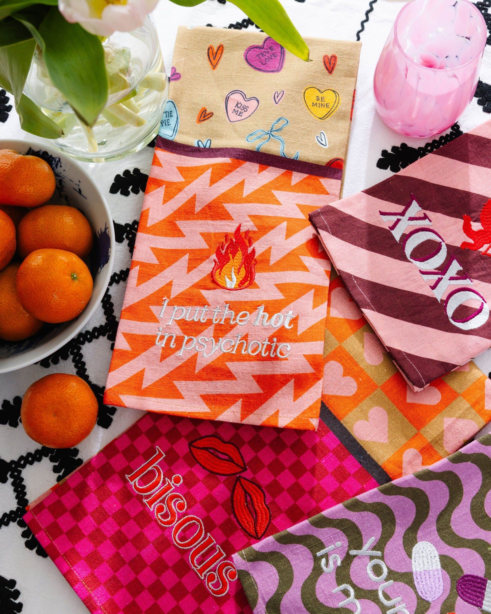 Hot in Psychotic Dish Towel