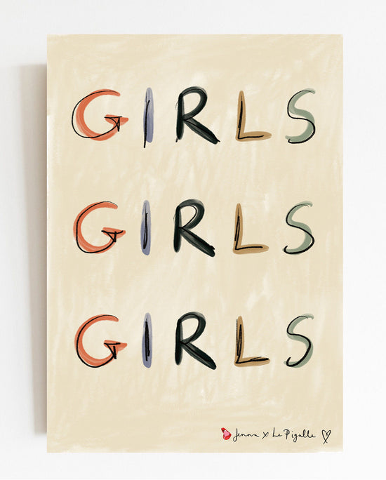 Girls Girls Girls Print