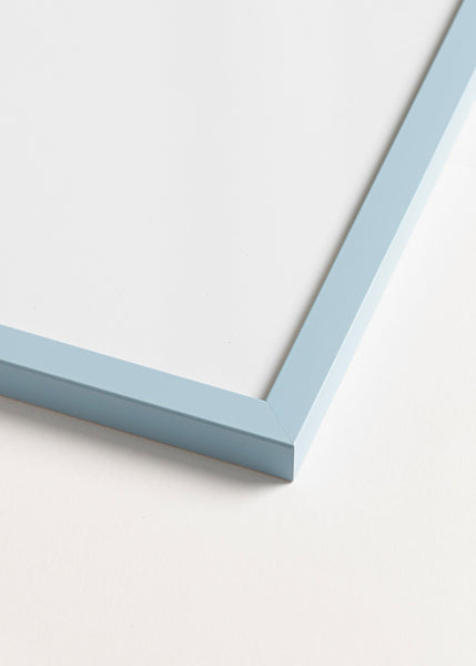 Sky Blue Wood Picture Frame