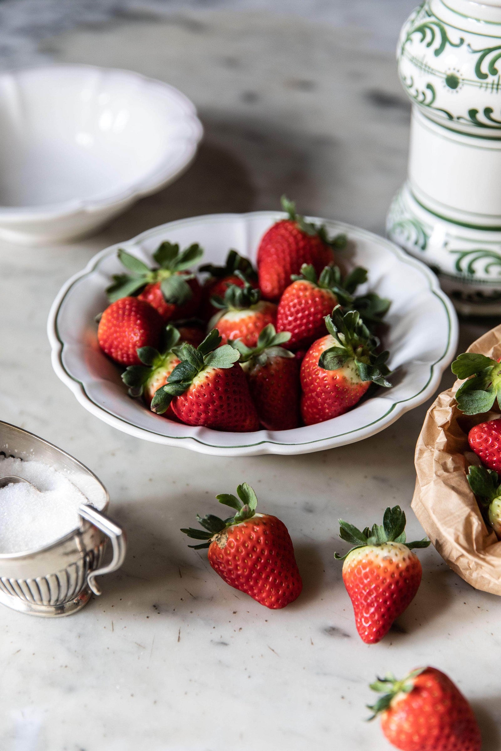Romilly Salad Bowl, Green