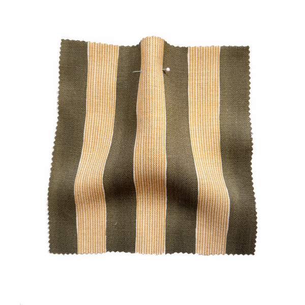 New Stripe Fabric - Moss