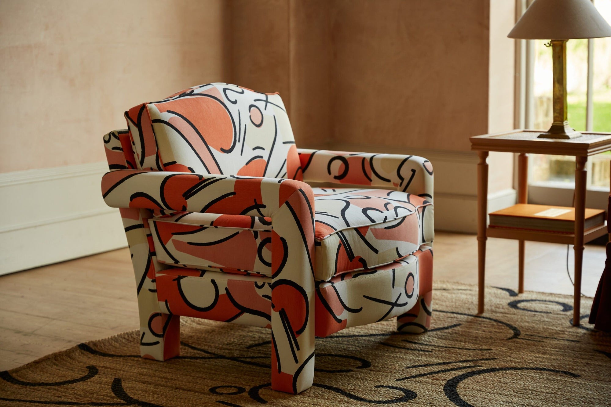 Piero Footstool, Tangerine