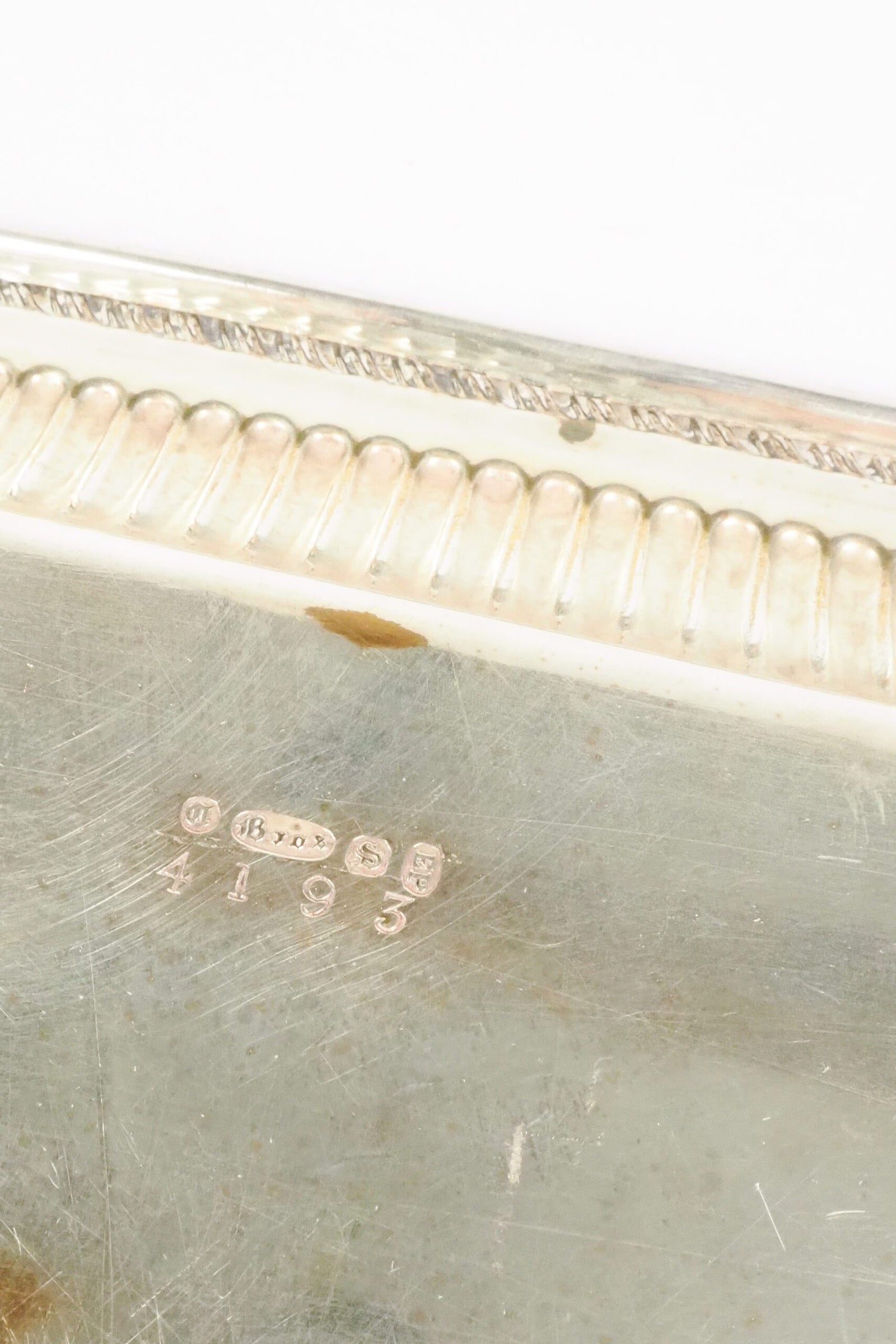 Antique Silver Plate Tray