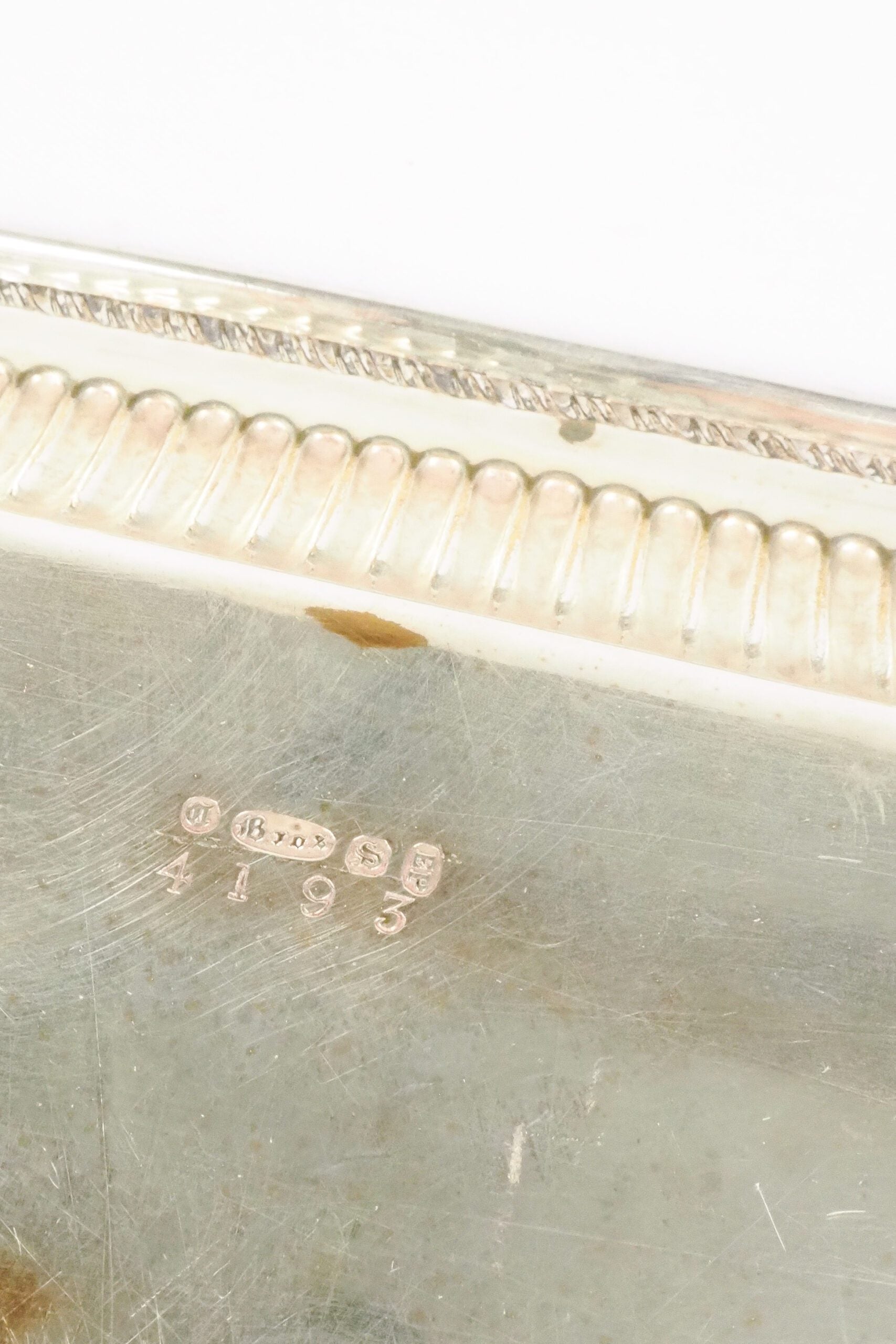 Antique Silver Plate Tray