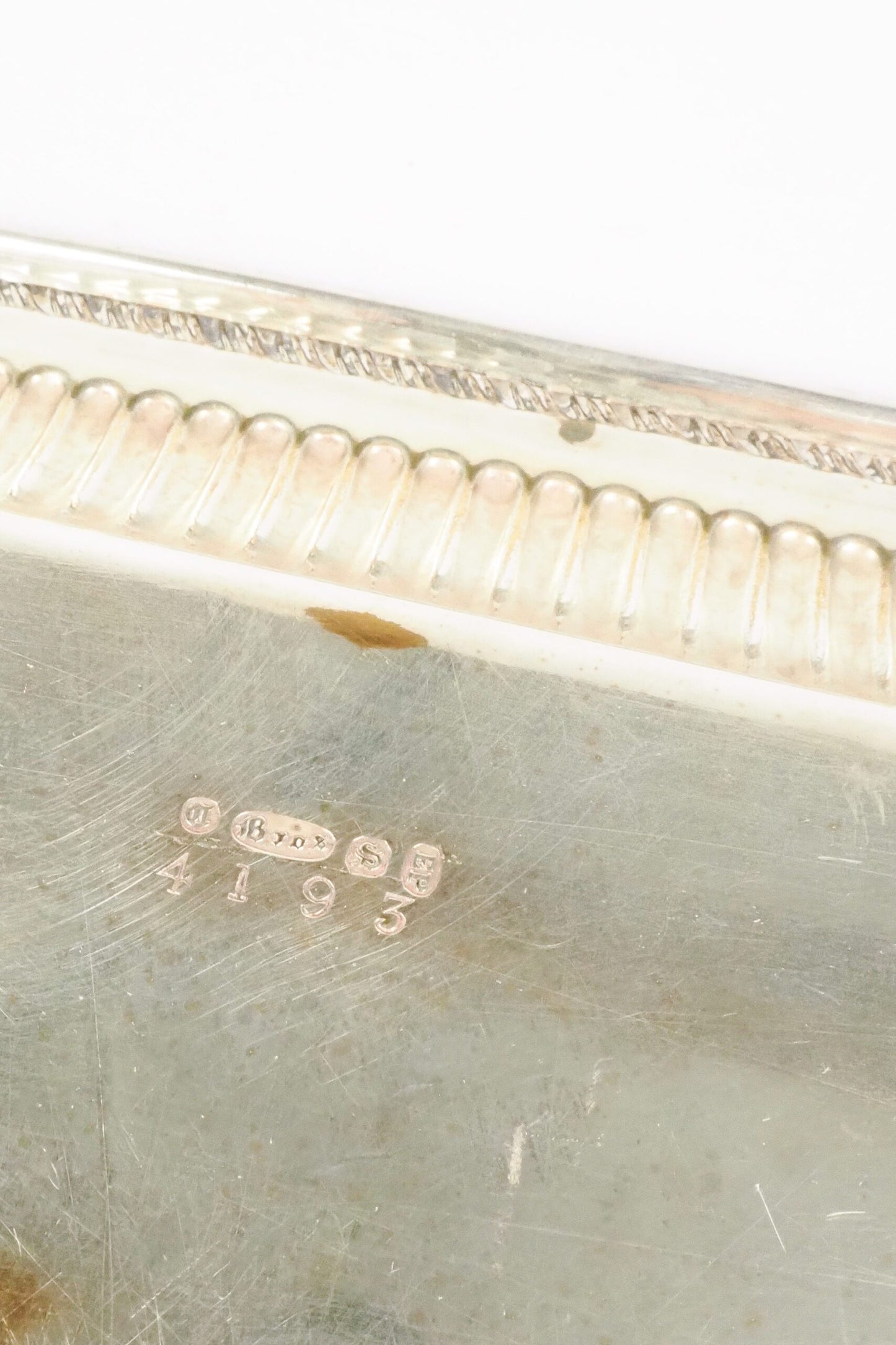 Antique Silver Plate Tray