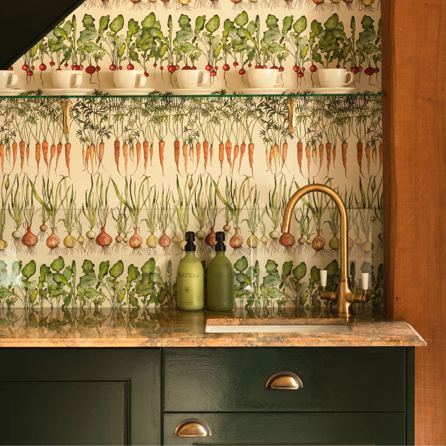Veg Row Wallpaper