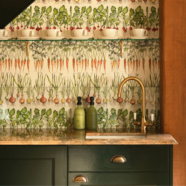 Veg Row Wallpaper