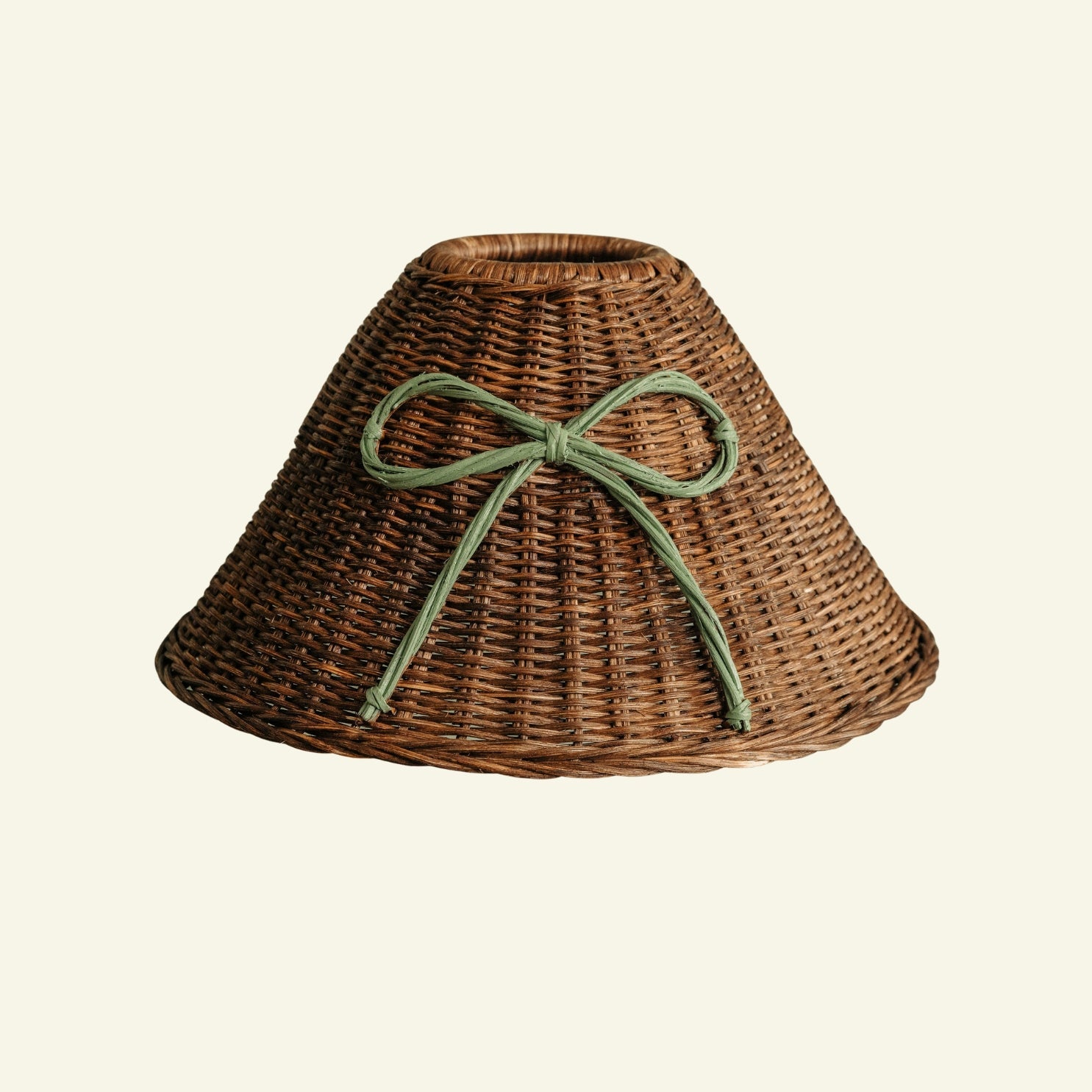 Bow Rattan Lampshade