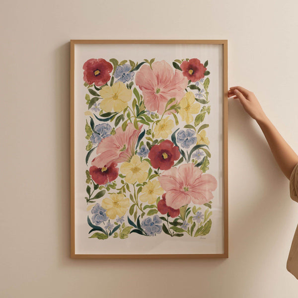 Petunia Blooms Art Print