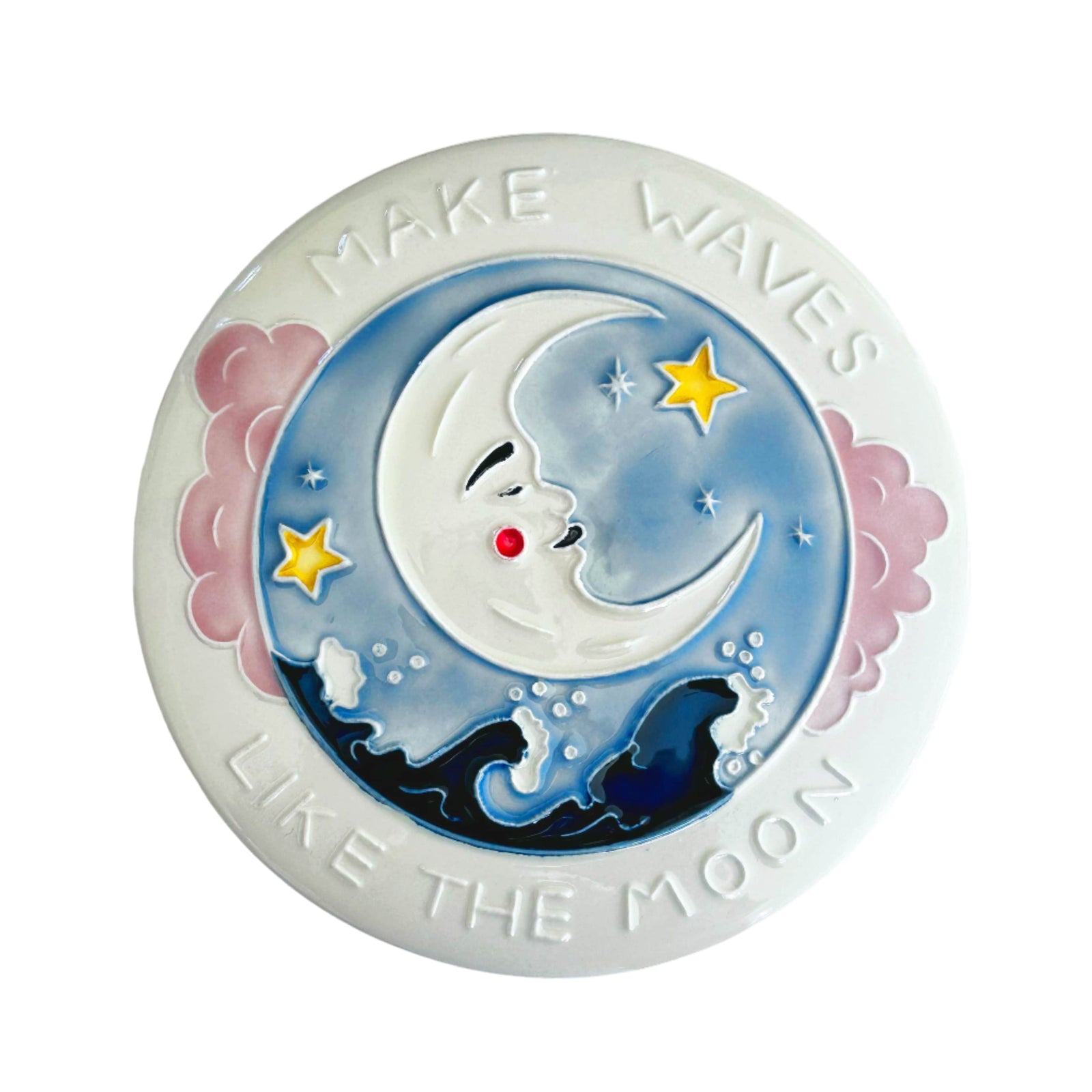 Large - Make Waves Ceramic Treasure Box