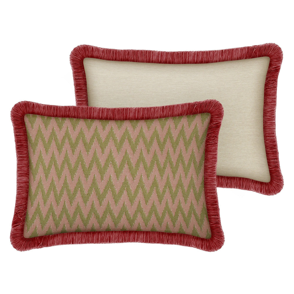 Cushion Rosita Olive & Rose