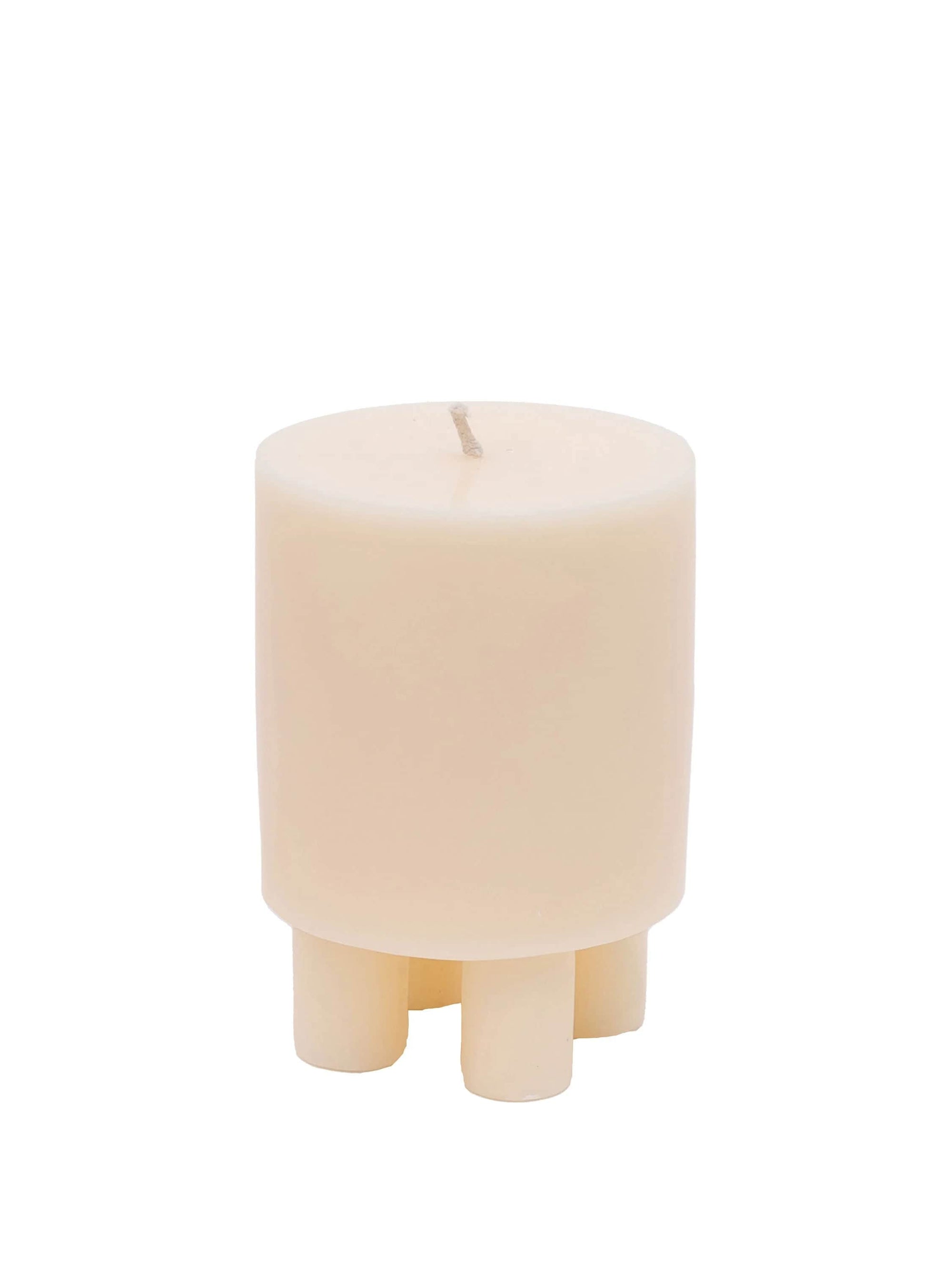 Stack Candle Prop - Pearl White