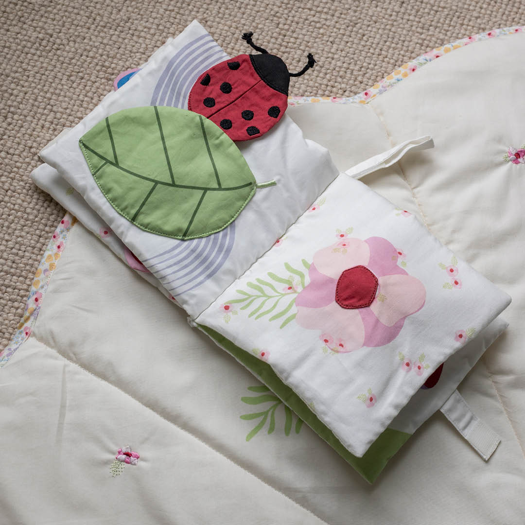 Baby Fabric Book - Wildflower Garden