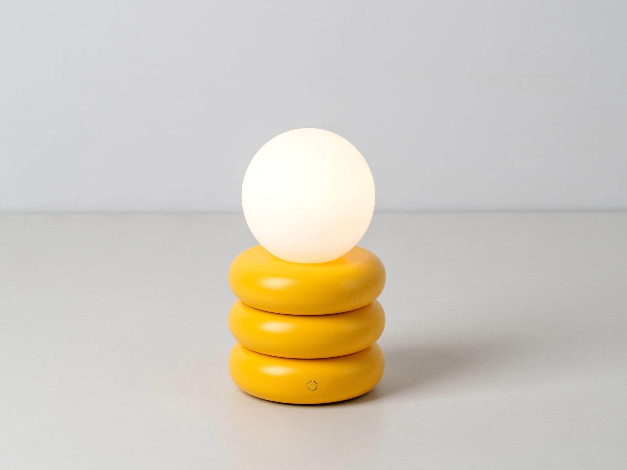 Yolk yellow cordless table lamp