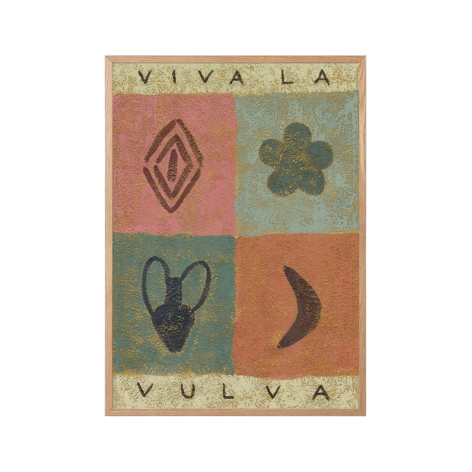 Viva La Vulva - Feministic Wall Art Print-