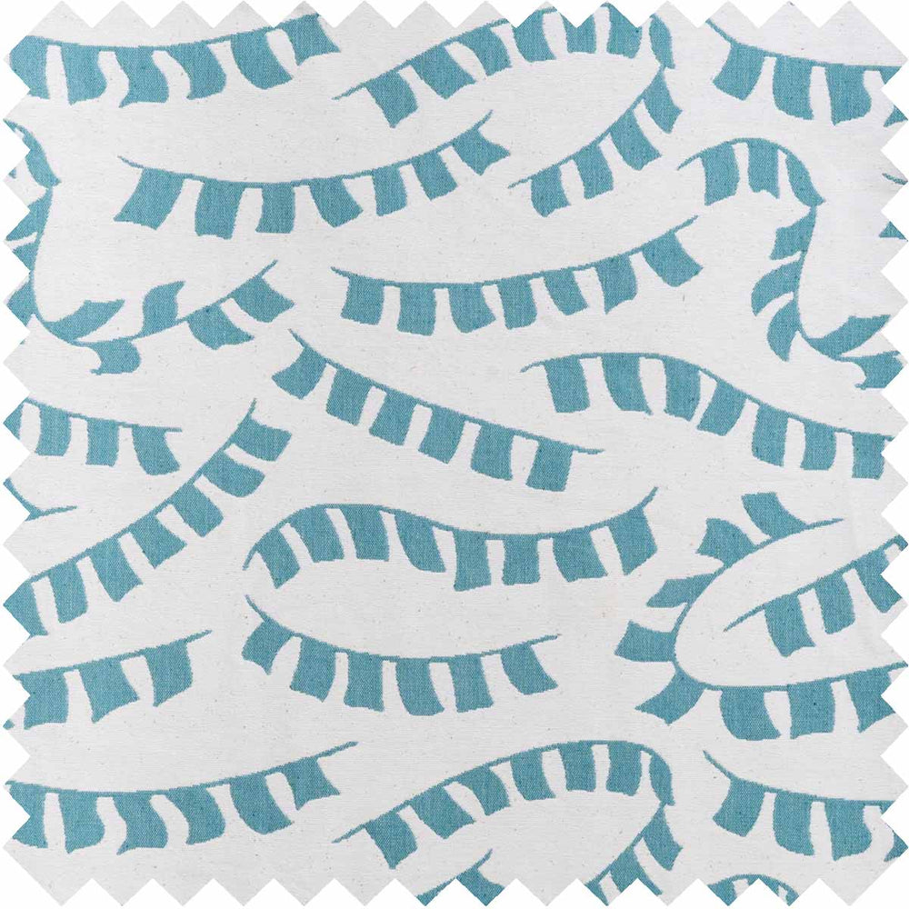 Teal Prayer Flag Fabric