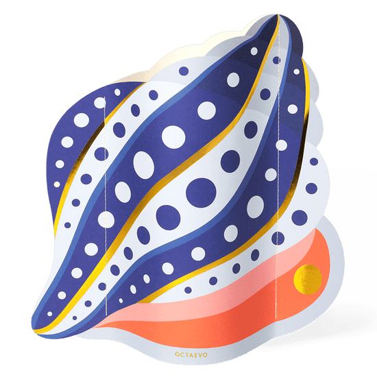Shell Paper Vase