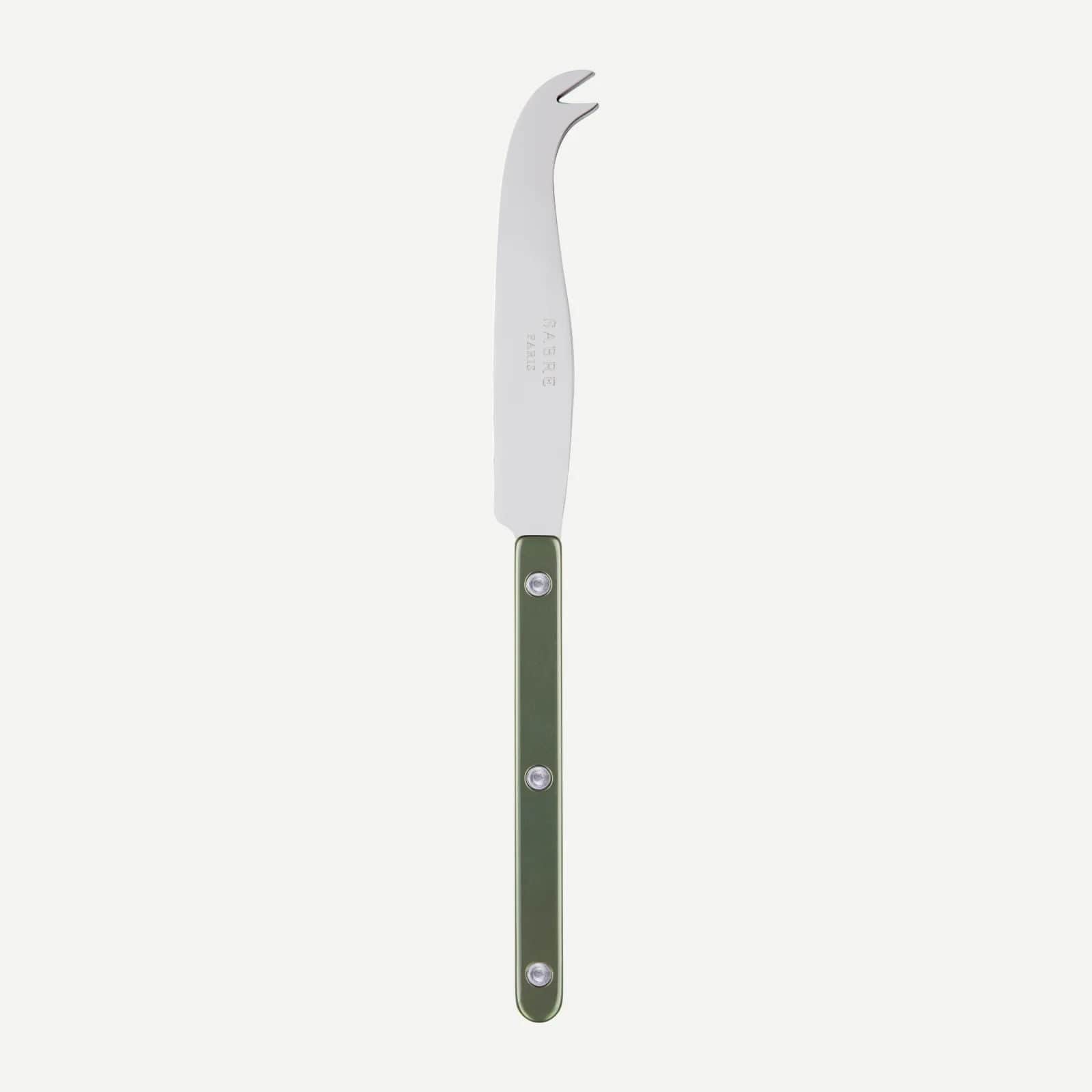 Bistrot Pearly Cheese Knife, Dark Green