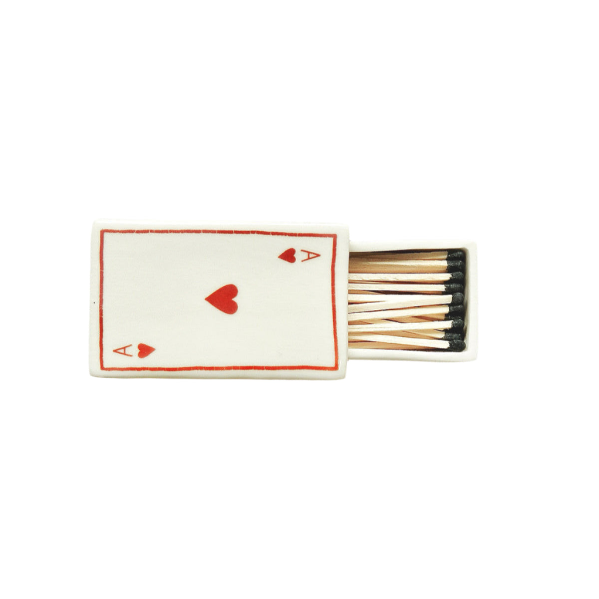 ‘Ace Of Hearts’ Ceramic Matchbox