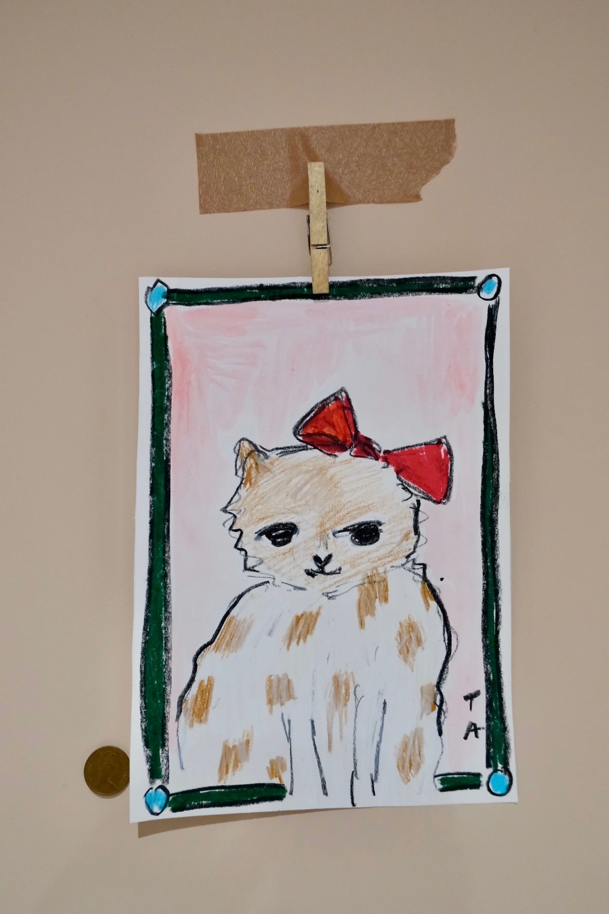 Cute Cat Artwork-