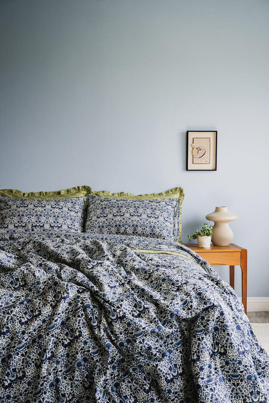 Flat Top Sheet Made With Liberty Fabric Lodden