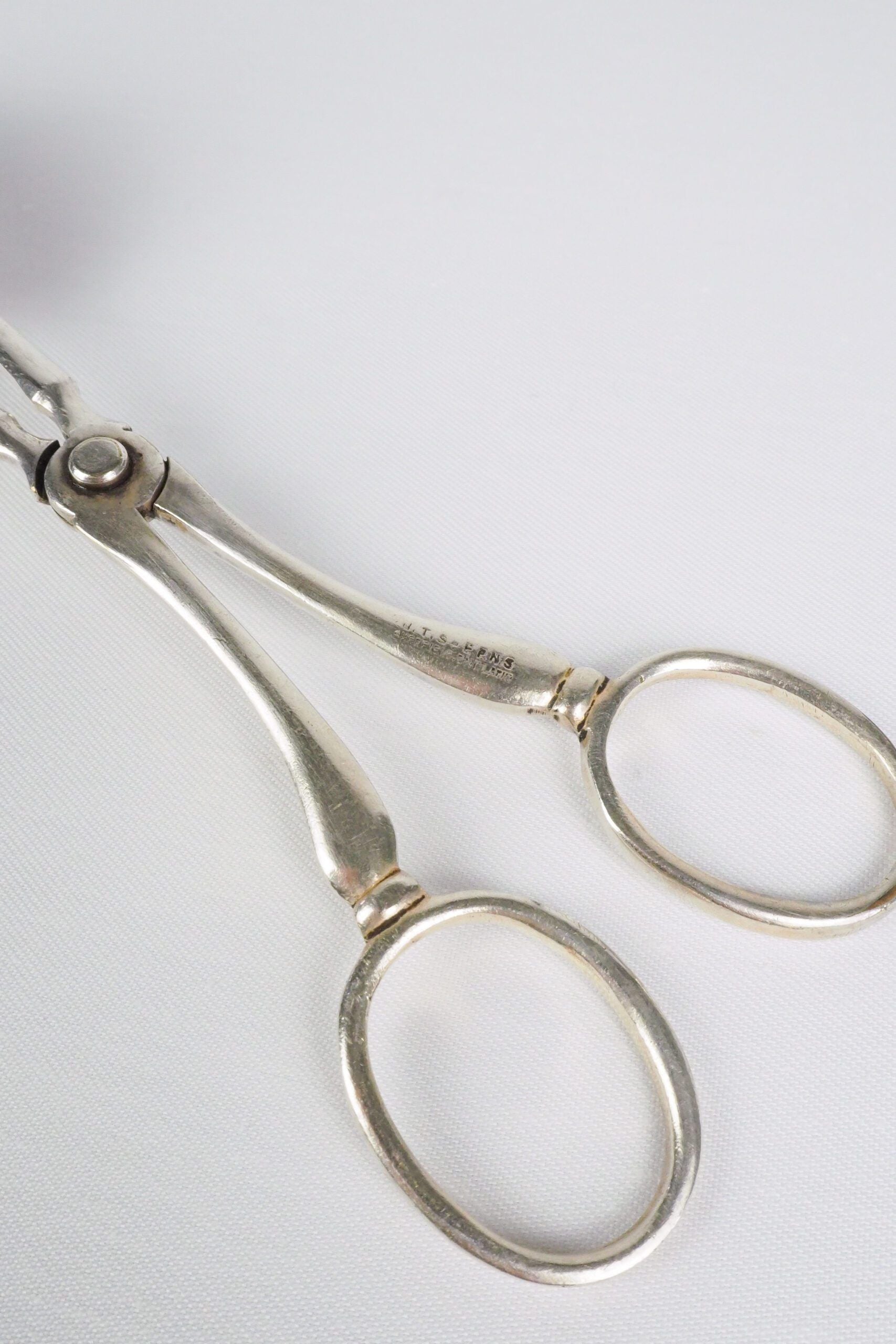 Silver Plate Hinged Salad Servers