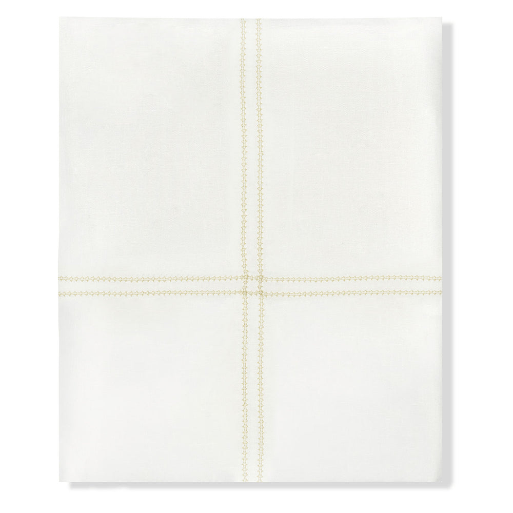Duvet Cover Hemstitch Ochre