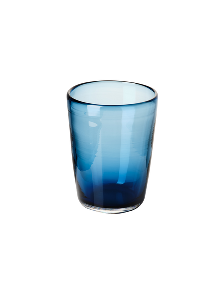 Thyme Hand Blown Water Glass in Blue