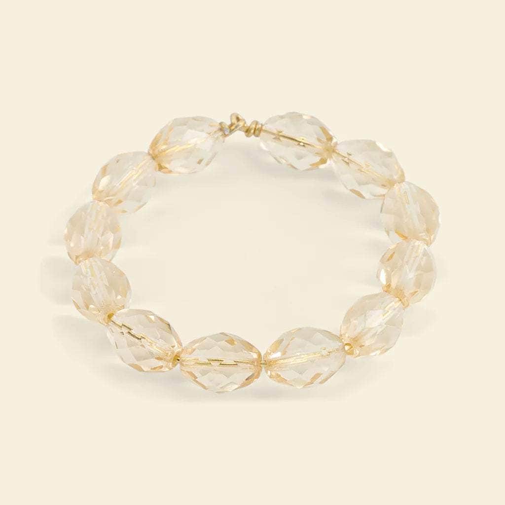 The Emerald & Daffodil Beaded Napkin Rings (set of 4)